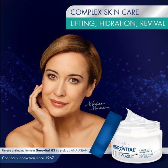GEROVITAL H3 CLASSIC, Intensive Moisturizing Day Cream With Hyaluronic Acid 35 + - Picture 2 of 6